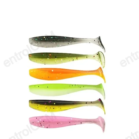 Soft Fishing Lure 40mm 0.5g Soft Bait T Tail 10pcs a Bag Wholesale Crankbaits Topwater Floating Lures