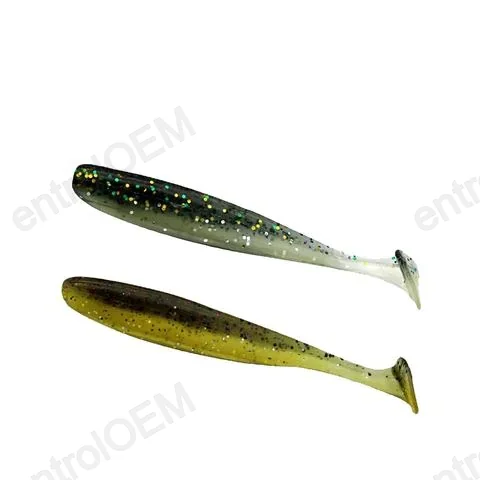 Soft Fishing Lure 70mm 2g Soft Bait T Tail 10pcs a Bag Wholesale Crankbaits Topwater Floating Lures