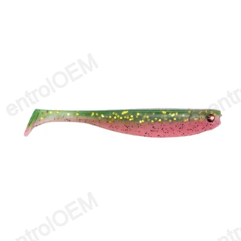 Fishing Lure T Tail Soft Silicone 9cm 4pcs/dag Muti-method Slug Fishing Lightgame Lure
