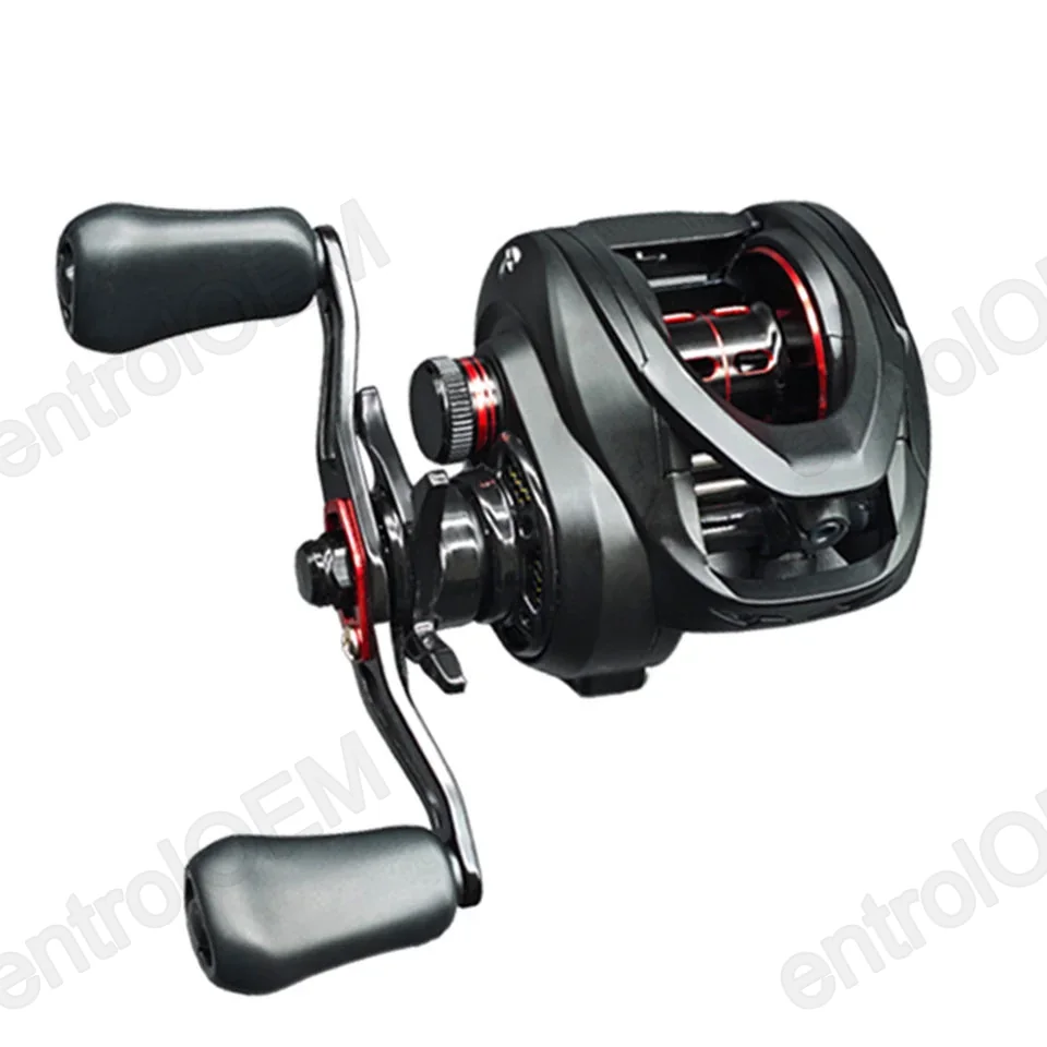 OEM AD 7.2:1 Left Hand Bait Casting Reel Metal CNC Spool Corrosion-Resistant for Saltwater Fishing
