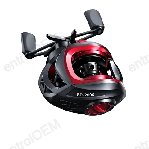 Entrol BR 7.2:1 Ultralight Spinning Reel Dual Magnetic Brake Drop Wheel Left Hand River Fresh/Saltwater Stream