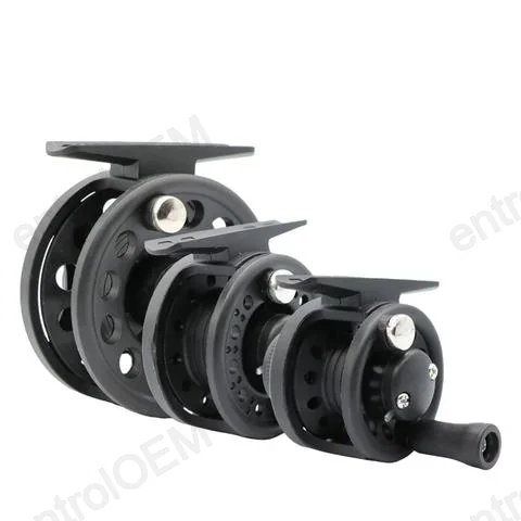 New Deep Sea Ice Fishing Reel Fly Fishing Left Hand Stainless Steel CNC Machined Aluminum Spool for River Lake Stream