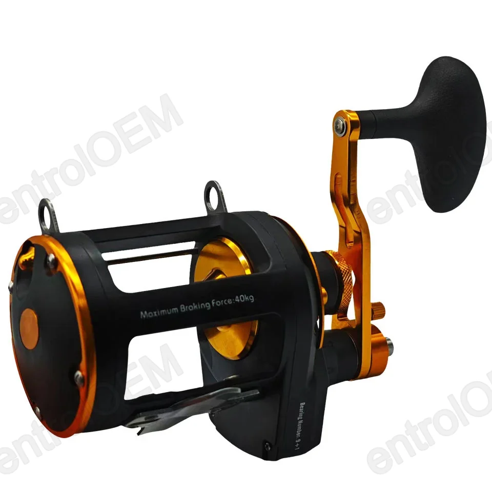 Star Drag Fishing Reel Hand Lure Waterproof Reel Trolling Fishing Reel for Sea