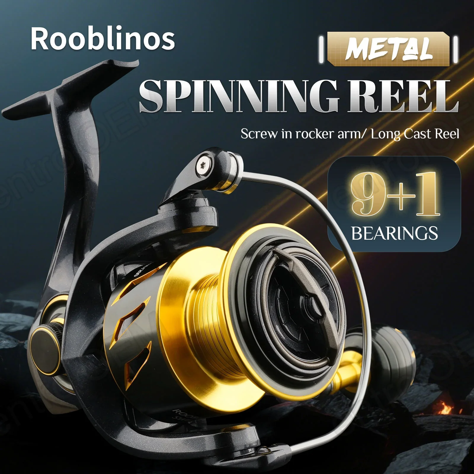 Entrol SW 5.1:1 SW18000HG Sea Saltwater Spinning Reel Sea Fishing Carrete De Pesca Reels for Trolling Slow Jigging Reel