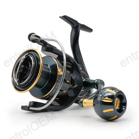 ES 5+1BB 5.2:1 High Quality Saltwater Spinning Fishing Reel existing models Metal Reel
