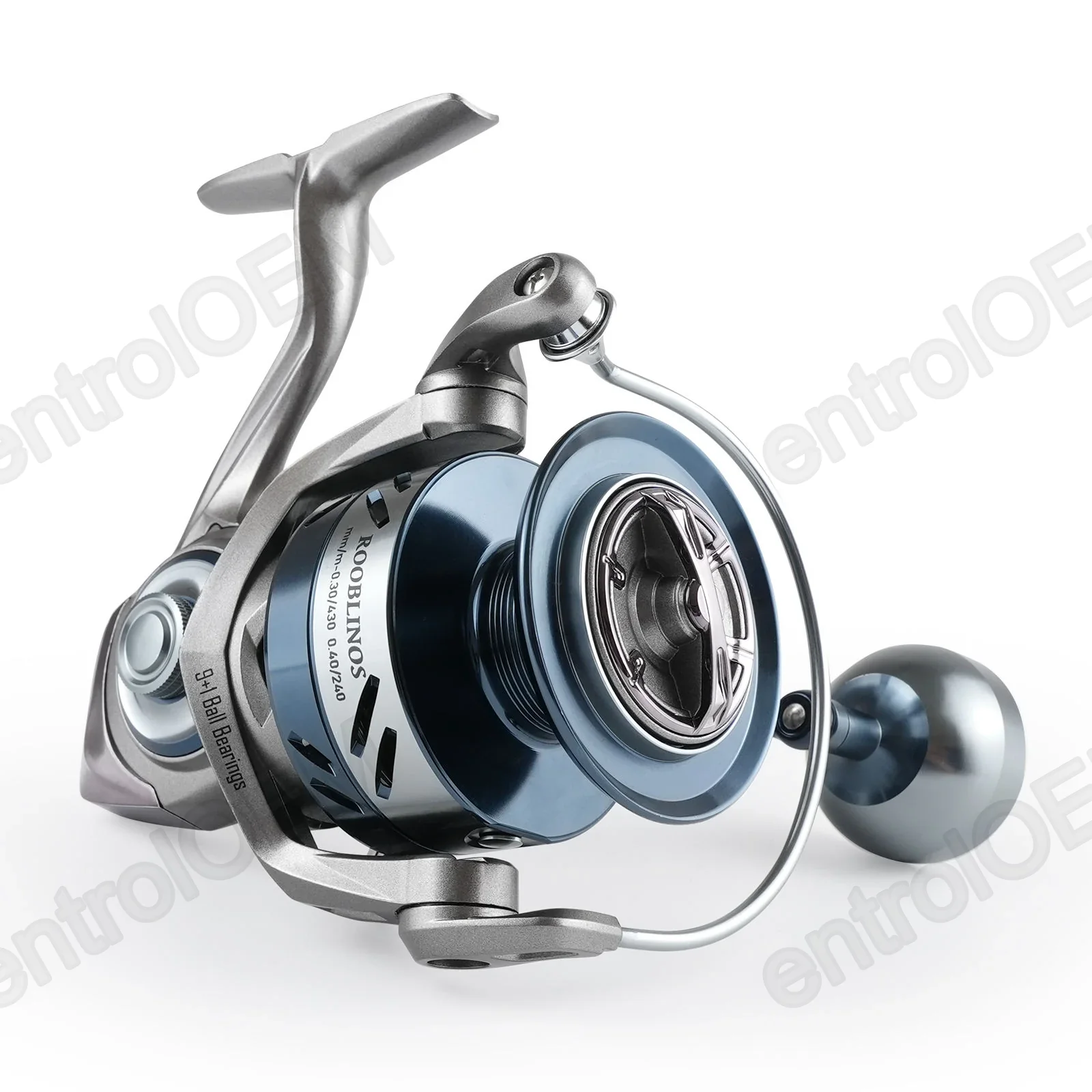 Entrol RX 5.1:1 Sea Saltwater Spinning Reel 9+1BB Sea Fishing Carrete De Pesca Reels for Trolling Slow Jigging Reel