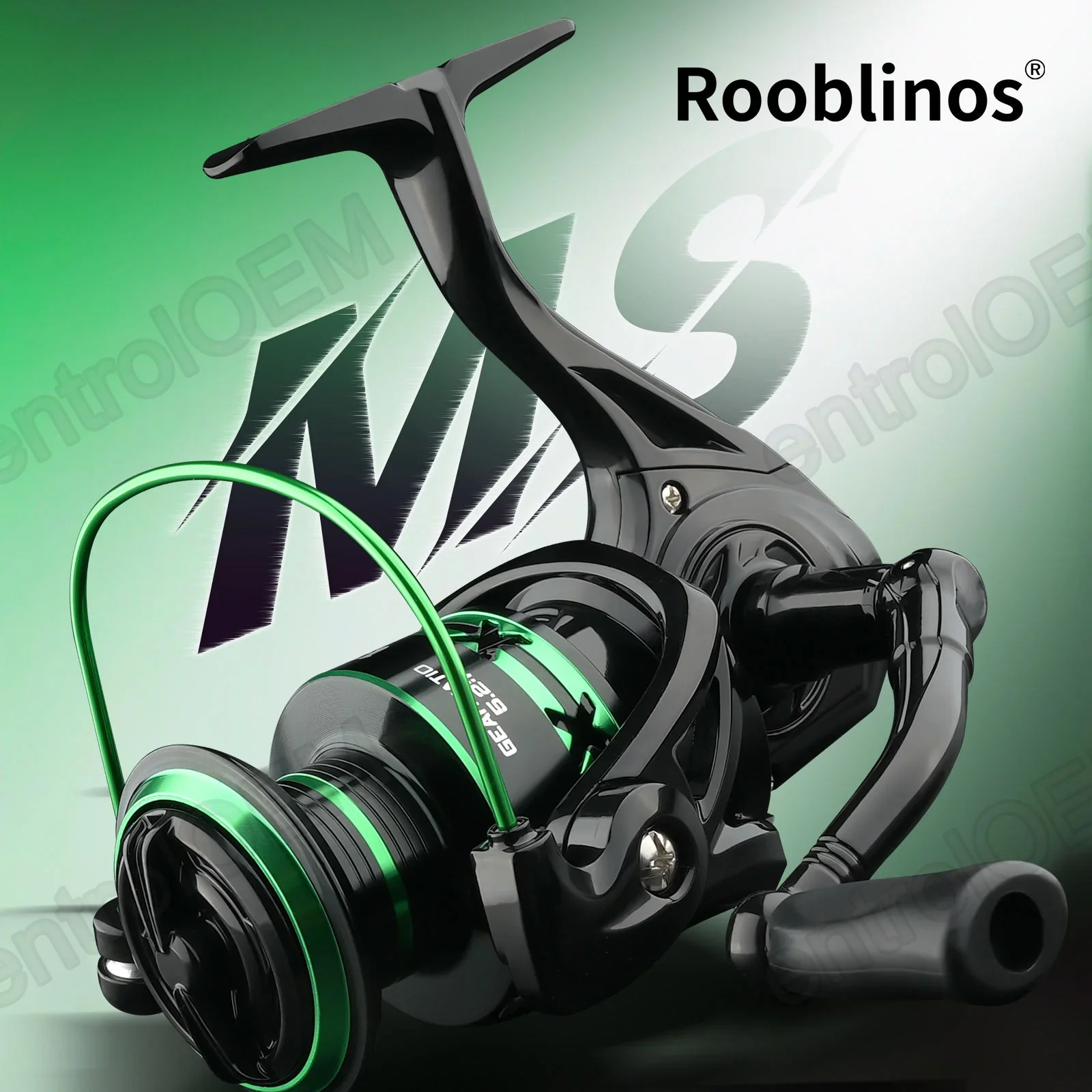Entrol MS Durable Alloy Metal Spinning Reel for Right and Left Hand for River and Lake Stream Fishing with Fake Bait