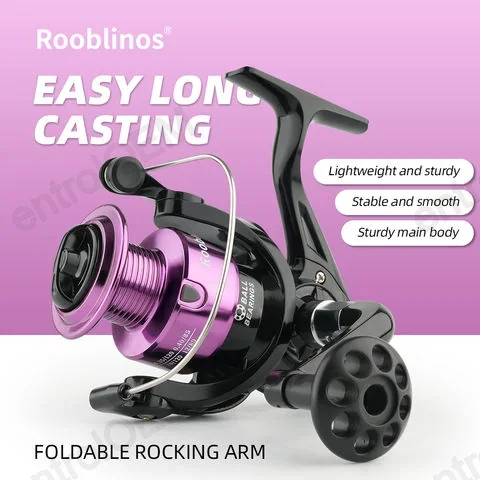 Entrol XC 5.2:1 Saltwater Spinning Fishing Reel Seawaterproof Stream River Lake Plastic Spool Reel