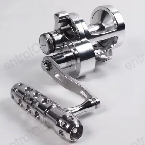 EK Gear Ratio 4.5:1 Trolling Slow Jigging Saltwater Boat Fishing Reel 8 Ball Bearing Drum Reel Sea Fishing Reel Saltwater