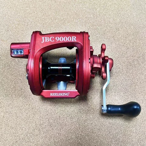 JBC 3.6:1 Aluminum Alloy Left Hand Baitcaster Reel Drum for Trolling Fishing