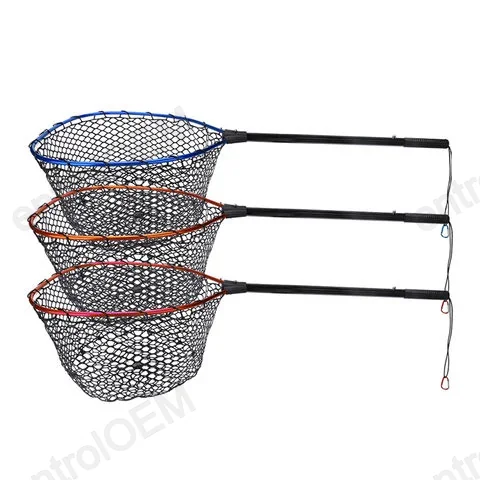 Fishing Net Aluminum Material 46cm*41cm Long Handle Machine for Making Fishing Nets