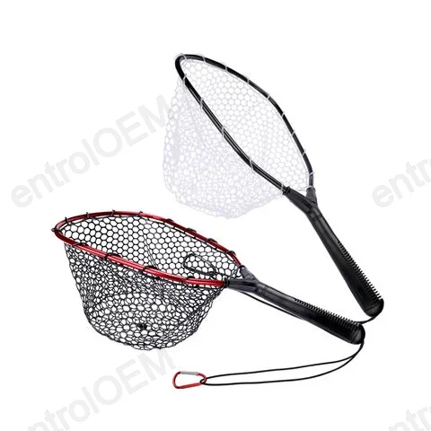 Fishing Net Aluminum Material 35cm*28cm Machine for Making Fishing Nets Long Handle