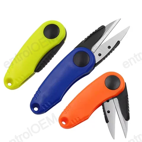 ROOBLINOS WC05 Portable Stainless Steel Mini Fishing Scissors Multi-Function Folding Knife Stream Use Line Cutter Plastic Knife